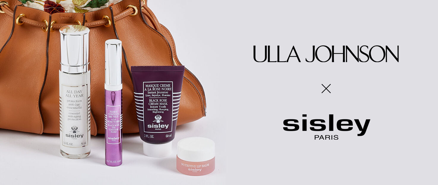 La borsa Wave e la selezione di prodotti di bellezza di Ulla Johnson